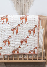Masai Giraffe Cot Quilt - Scar & Ko
