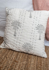 Tropical Black Palm Cushion Cover - Scar & Ko