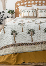 Tropical Green Palm - Queen/King Set - Scar & Ko