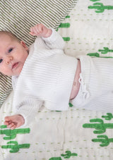 Sahara Cactus Cot Quilt - Scar & Ko