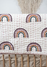 Rainbow Dreams Cot Quilt - Scar & Ko