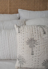 Tropical Black Palm Cushion Cover - Scar & Ko