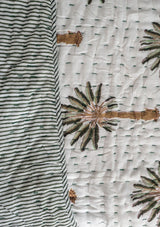 Tropical Green Palm - Queen/King Set - Scar & Ko