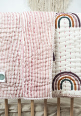 Rainbow Dreams Cot Quilt - Scar & Ko