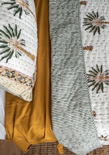 Tropical Green Palm - Queen/King Set - Scar & Ko