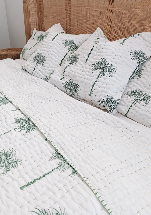 Kentia Palm - Euro Size Cushion Cover - Scar & Ko