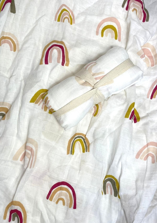 Vivid Rainbow Swaddle - Scar & Ko